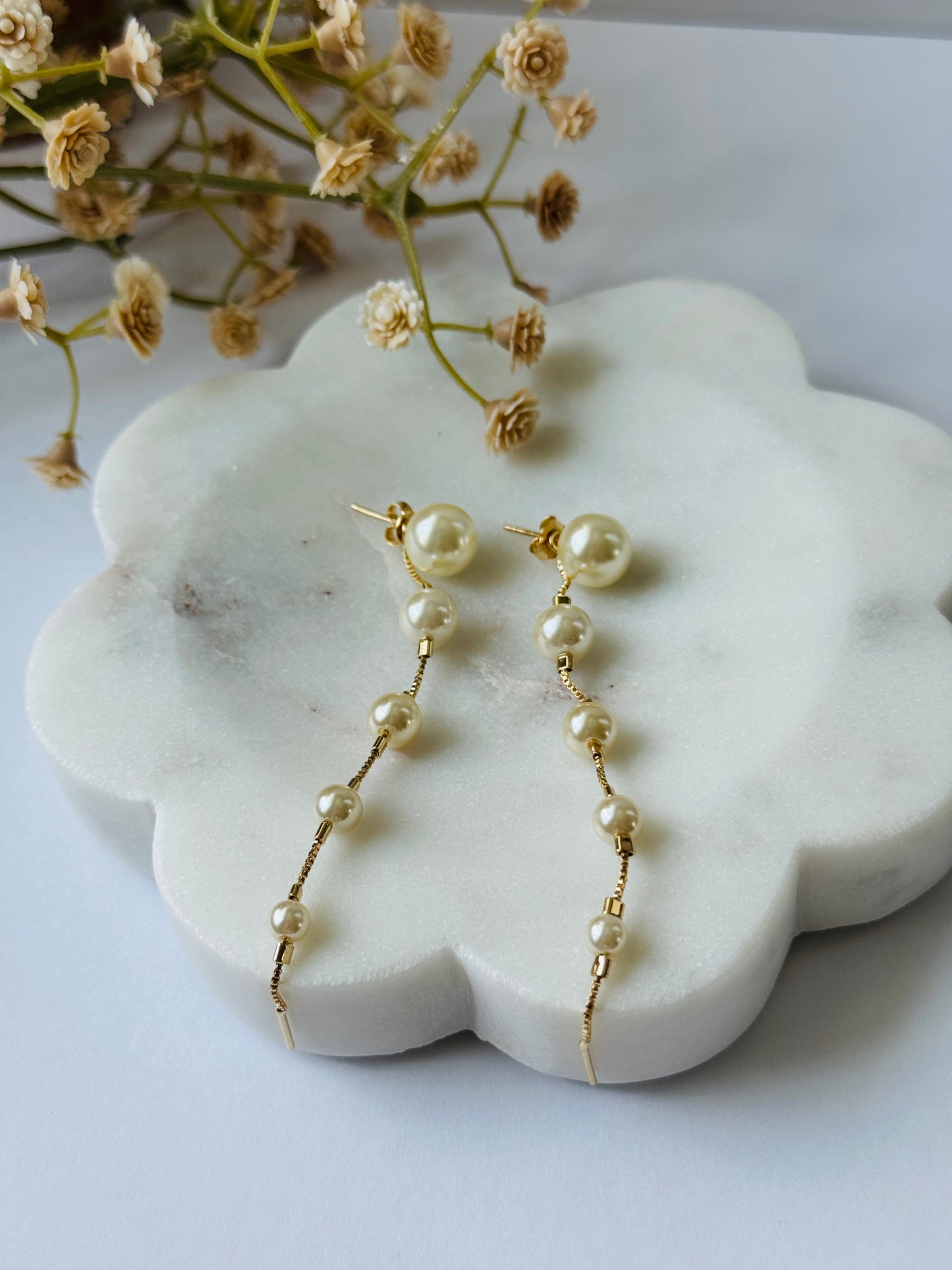 Pearl Dangle Earrings