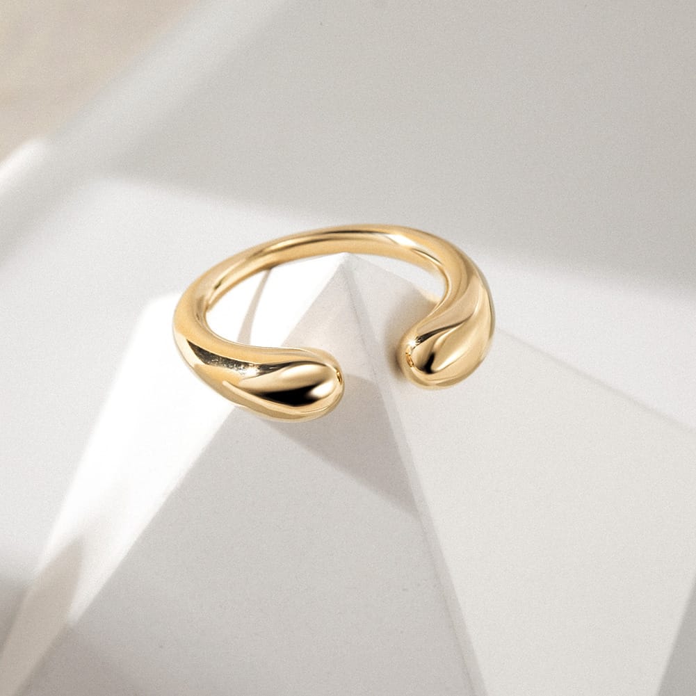 Gold Drop Ring
