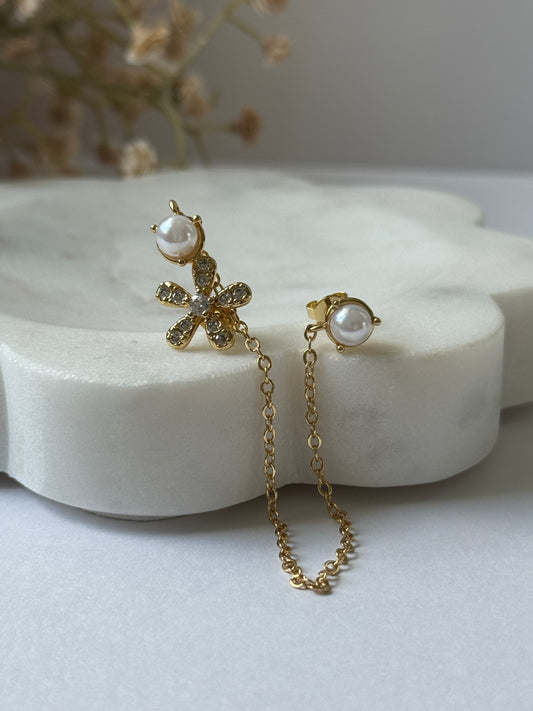 Flower earrings