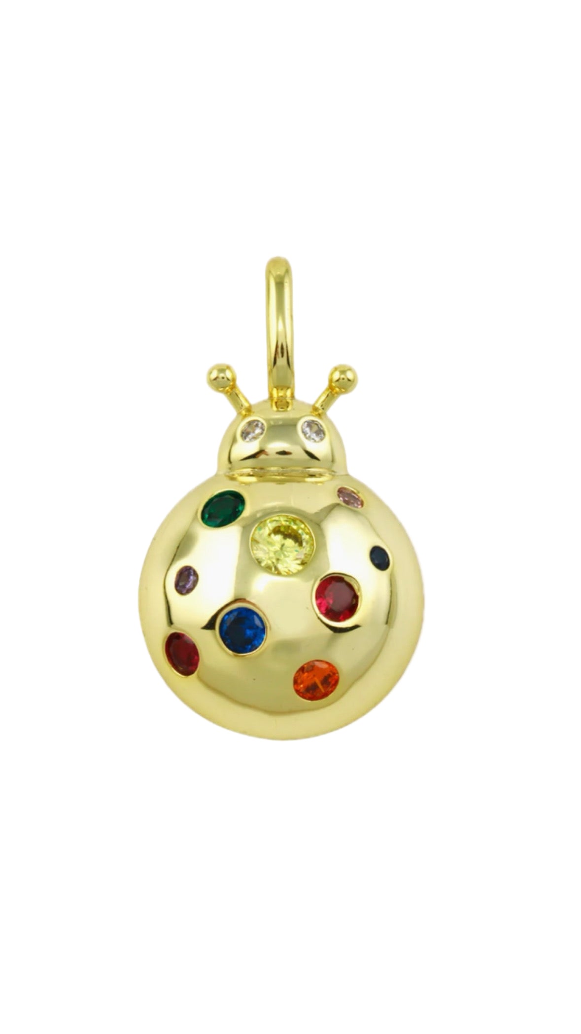 RAINBOW LADYBUG CHARM