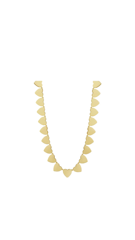 Golden Hearts Necklace