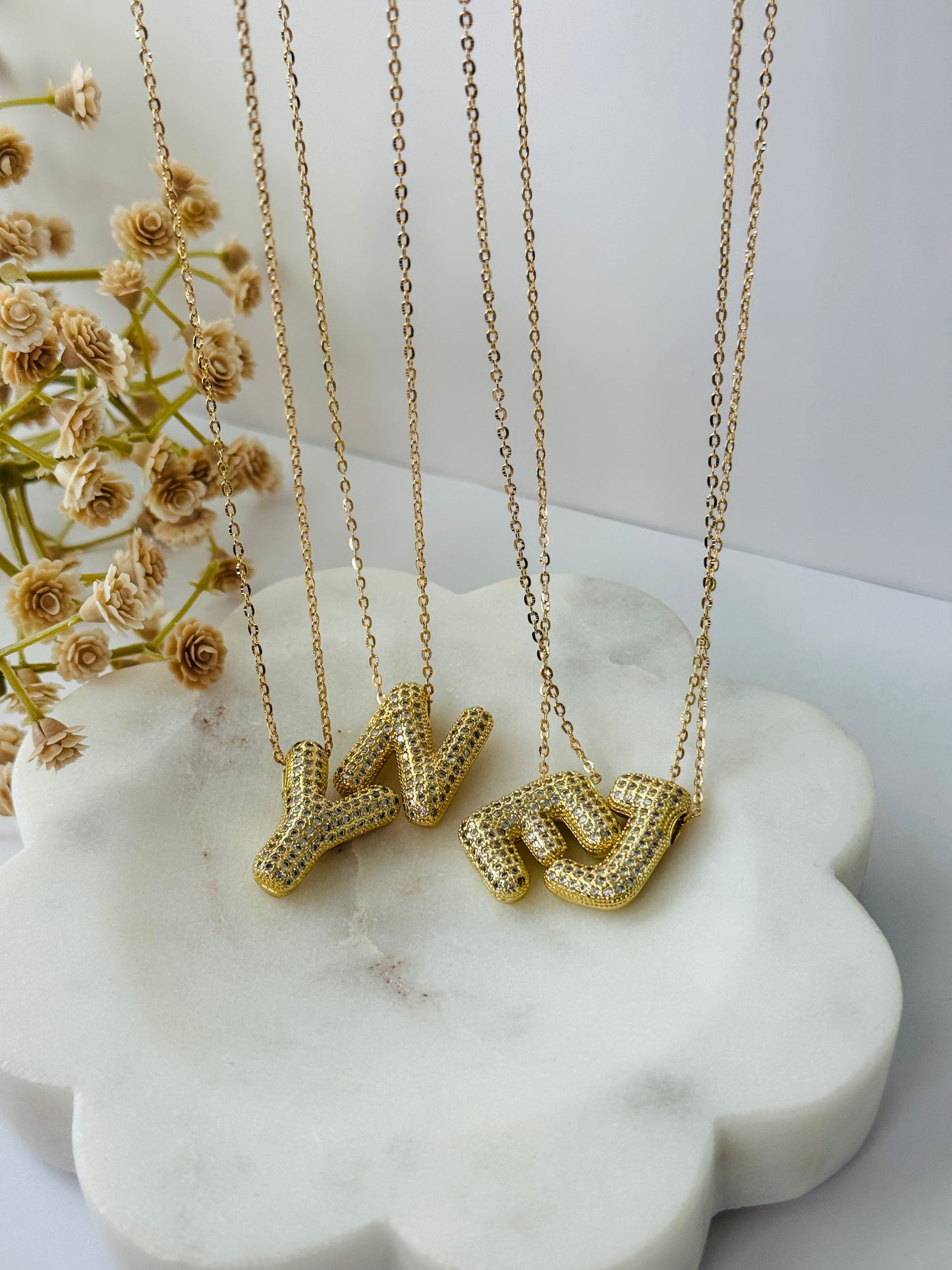Initial necklace