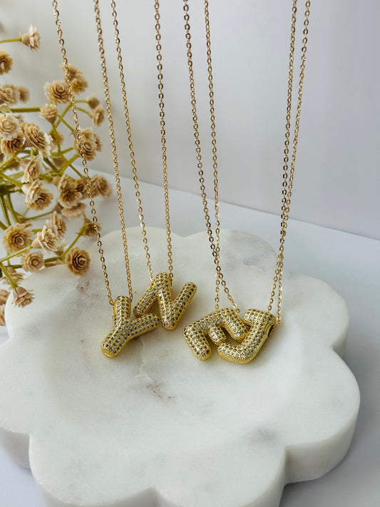 Initial necklace