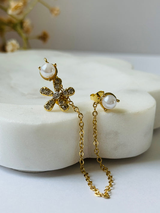 Flower earrings