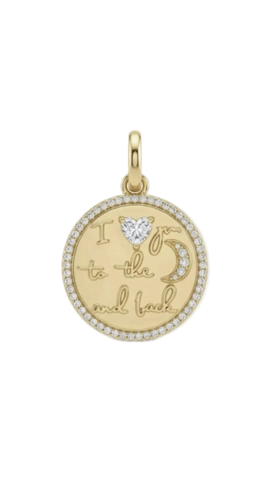 Moon & Back Charm