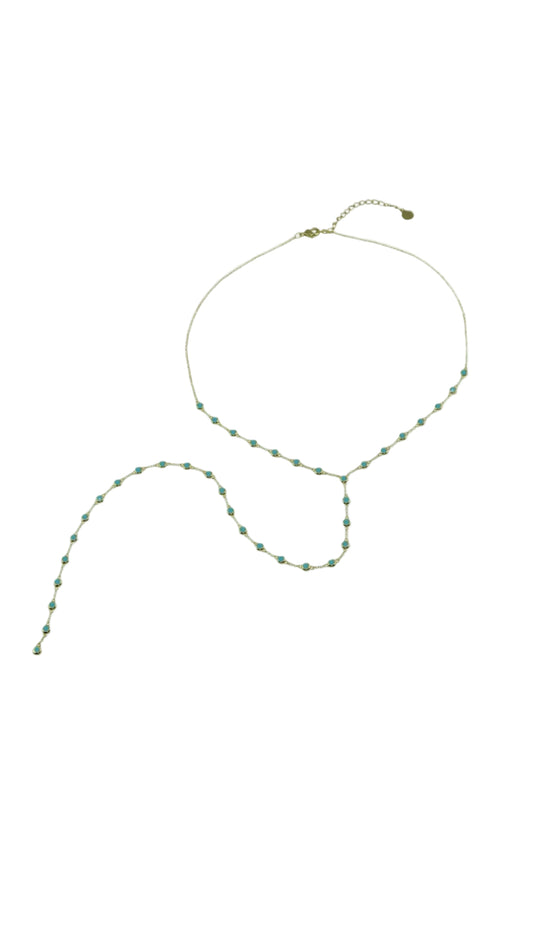 Turquoise Glow Lariat