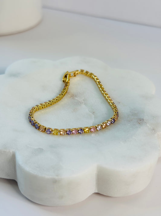 Color Zirconia Bracelet