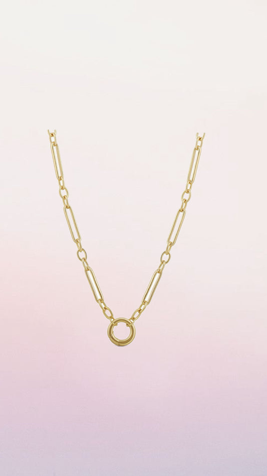 FANCY LINK PUSH CLASP
NECKLACE