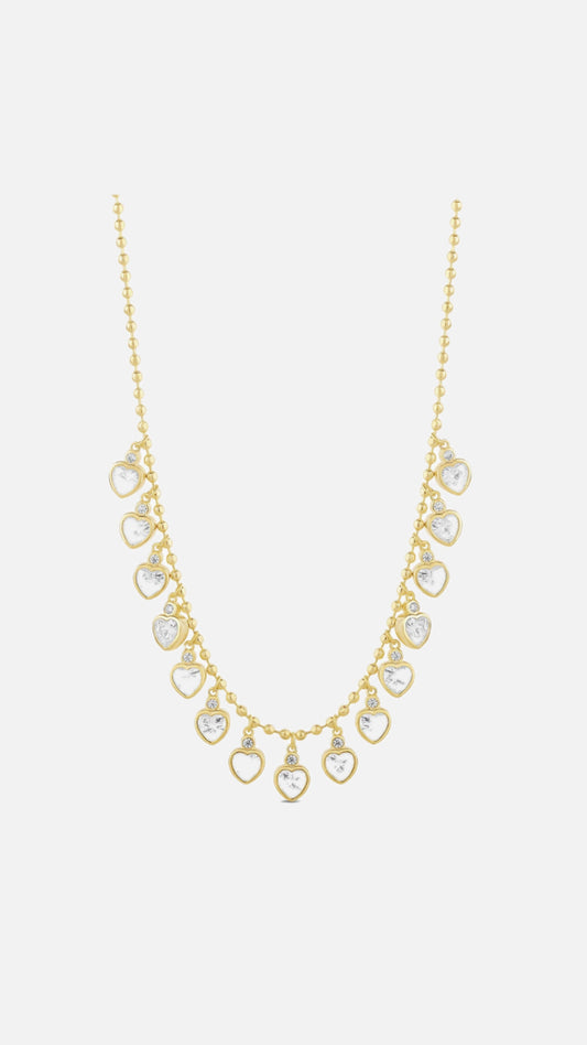 Heart chain neckla