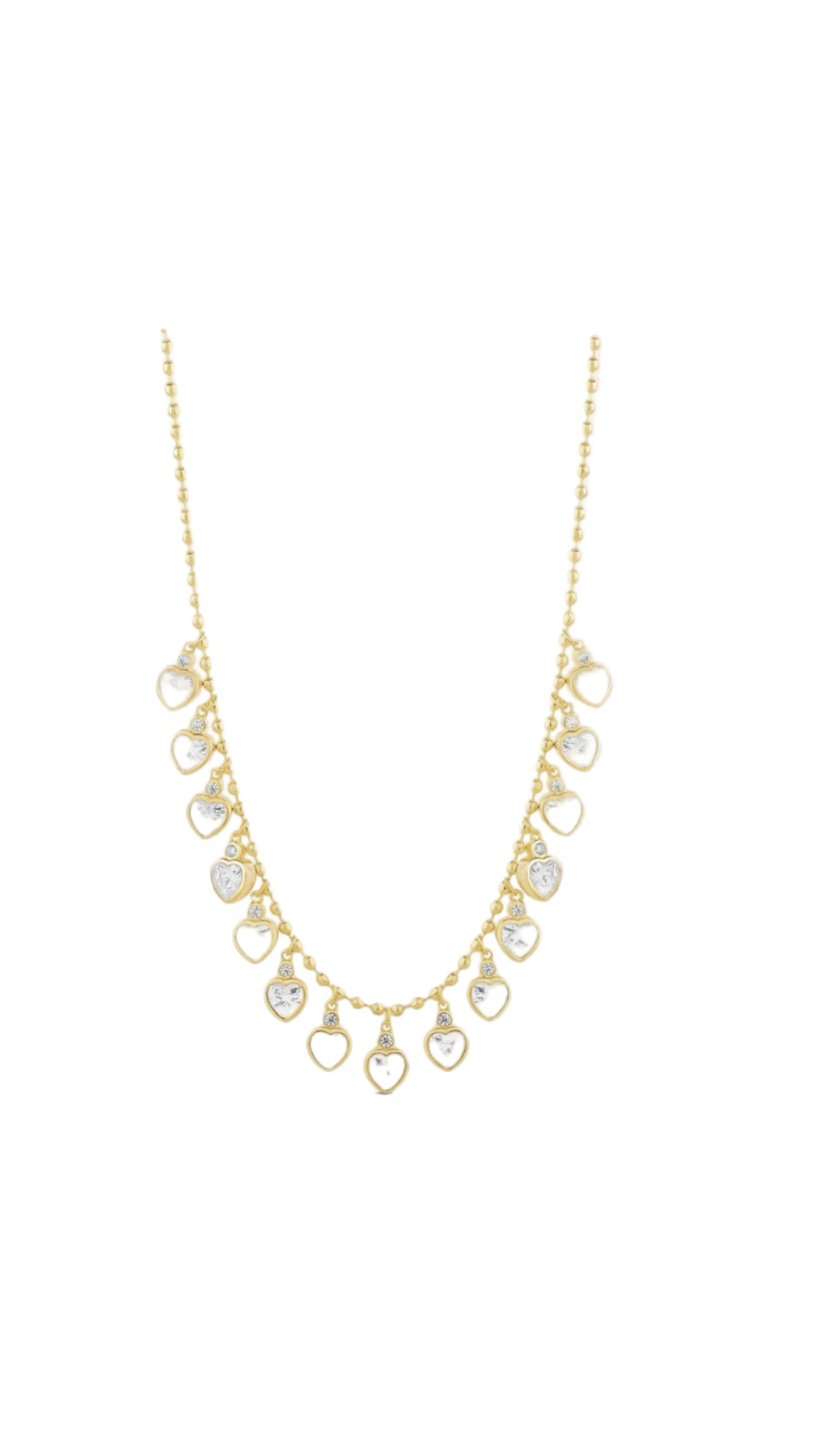 Heart chain neckla