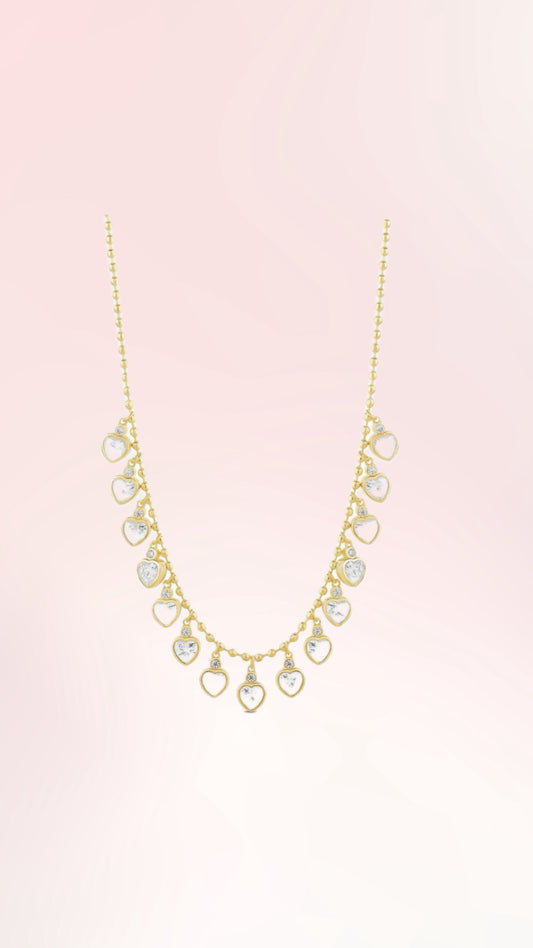 Heart chain neckla
